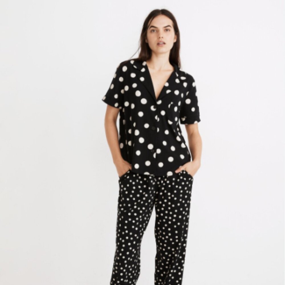 Madewell Polka Dot Pajama Top